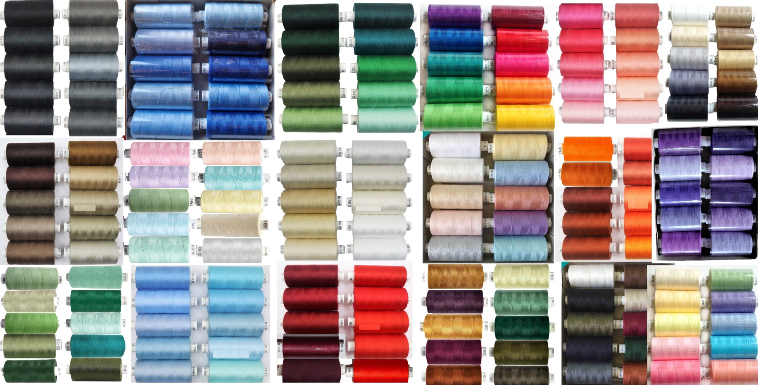 Moon Polyester Sewing Overlocking quilting threads