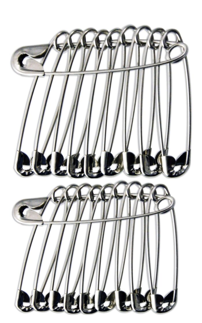 Safety Pins Strong Top Quality Sizes 26,30,36,45,54,60mm Clothing Craft projects DIY